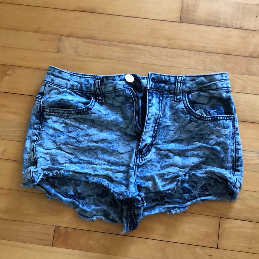 High Waisted Patterned Shorts